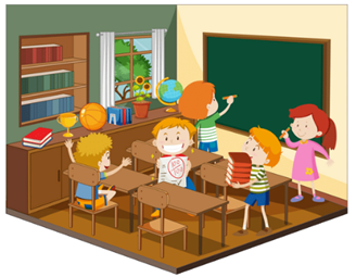Read and choose the correct picture.
- I want to see animals.
- Let’s go to the zoo.
   (ảnh 2)