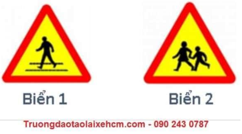 Gặp biển nào người tham gia giao thông phải đi chậm và thận trọ  (ảnh 1)