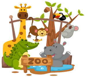 Read and choose the correct picture.
- I want to see animals.
- Let’s go to the zoo.
   (ảnh 3)