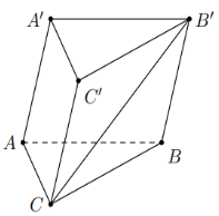 A diagram of a triangle with lines and dots

Description automatically generated