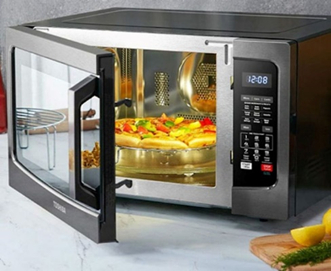 Lò vi sóng (hình vẽ ) hoạt động dựa vào ứng dụng của (ảnh 1)