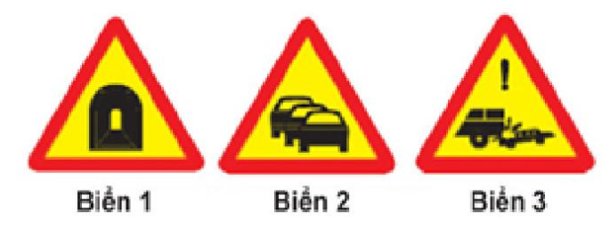 Biển nào dưới đây báo hiệu đoạn đường hay xảy ra ùn tắc giao thông?  (ảnh 1)