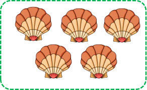 Điền số lượng trong mỗi hình  Có ….. con cua  	  Có ….. con sò (ảnh 2)