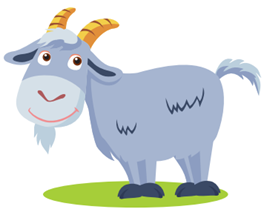 Look and choose: GOAT.
   (ảnh 2)