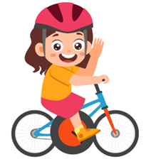 Read and choose the correct picture.
On Monday and Tuesday, I ride my bike.
   (ảnh 2)