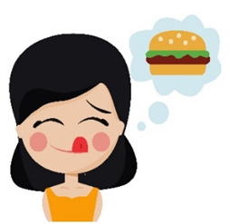 Look and choose: HUNGRY.
   (ảnh 3)