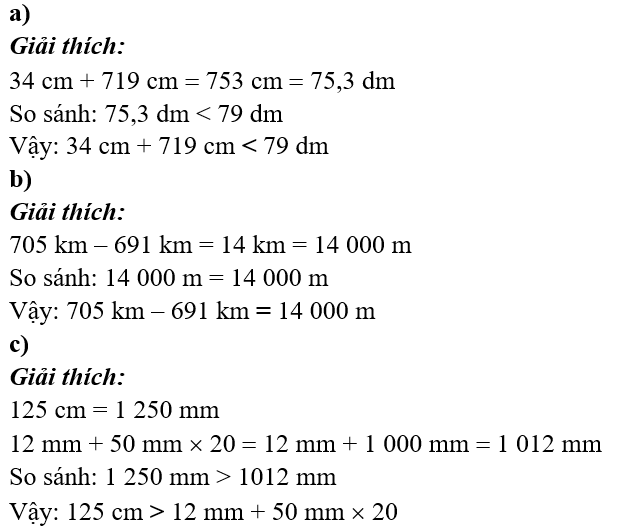 Điền dấu >, <, = thích hợp vào ô trống.
 (ảnh 1)