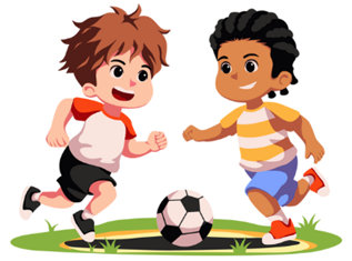 Read and choose the correct picture.
- Let’s play soccer!
- OK!
   (ảnh 4)