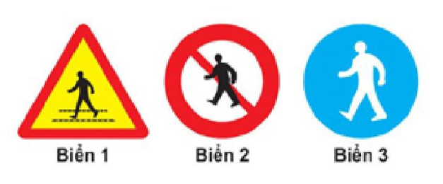 Biển nào chỉ đường dành cho người đi bộ, các loại xe không được đi vào khi gặp biển này? (ảnh 1)