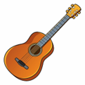 It’s a blue guitar. (ảnh 1)