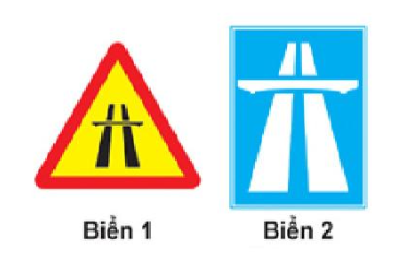 Trong các biển dưới đây biển nào chỉ dẫn bắt đầu đoạn đường cao tốc?    (ảnh 1)
