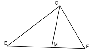 Cho \(\Delta OEF\) có \(OM\;\left( {M \in EF} \right)\) là tia phân giác của tam giác. Biết rằng: \(\frac{{OE}}{{OF}} = \frac{4}{3}.\) Khi đó:  (ảnh 1)