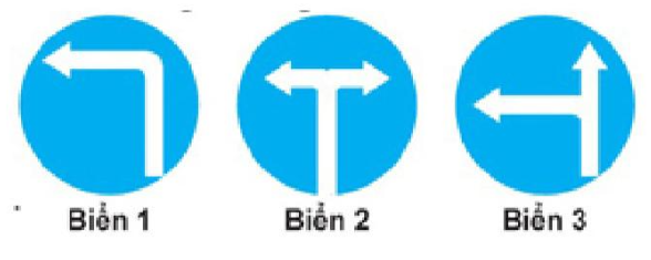 Biển nào cho phép được quay đầu xe đi theo hướng ngược lại khi đặt biển trước ngã ba, ngã tư? (ảnh 1)