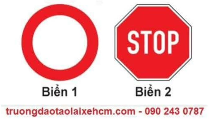 Biển nào cấm tất cả các loại xe cơ giới và thô sơ đi lại trên đường, trừ xe ưu tiên t  (ảnh 1)