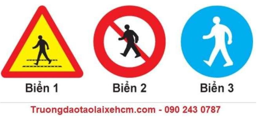 Biển nào chỉ đường dành cho người đi bộ, các loại xe không được đi vào khi gặp biển   (ảnh 1)