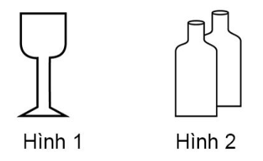 Hình nào dưới đây biểu hiện hàng chuyên chở dễ vỡ phải cẩn thận?  A. Hình 1. B. Hình   (ảnh 1)