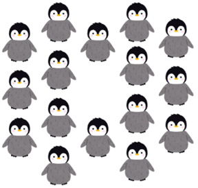 Read and choose the correct picture.
- How many penguins are there?
- There are fifteen penguins.
   (ảnh 2)