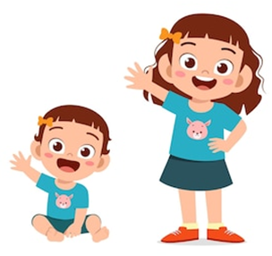 Look and tick √ or X.
  
sister (ảnh 1)