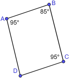 Cho tứ giác ABCD như hình vẽ: Biết rằng: AD - AB = 2cm; CD = 3/4 BC (ảnh 1)