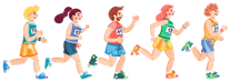 Một nhóm người tham gia vào một cuộc thi chạy marathon. Tổng cộng có 80 người tham gia, trong đó nhóm A có 32 người (ảnh 1)