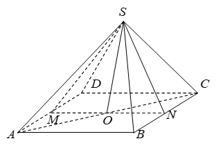 Chọn B     \[S\] là điểm chung thứ nhất của \(\left( { (ảnh 1)
