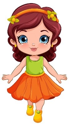 Read and choose the correct answer. “a girl” (ảnh 1)