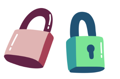 Look and choose the correct answer.    A. clocks B. locks C. pots (ảnh 1)