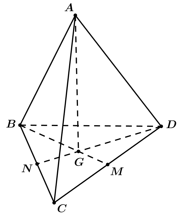 Chọn A  Ta có \(AC\) và\(B (ảnh 1)