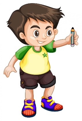 Read and choose the correct answer. “H_llo, I’m Ben. I h_ve a pencil.”   A. i / e B. e / a C. o / i (ảnh 1)