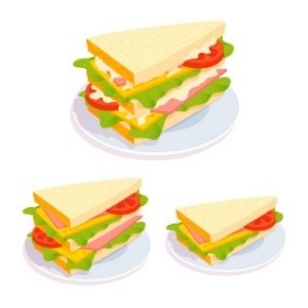 I have three _______. A. sandwiches B. sandwich C. sandwichs (ảnh 1)