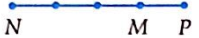 Trên đường thẳng MN lấy điểm P sao cho \(\overrightarrow {MN}  =  - 3\overrightarrow {MP} \). Hình vẽ nào sau đây xác định đúng vị trí điểm M. A.   B.   C.   D.   (ảnh 3)