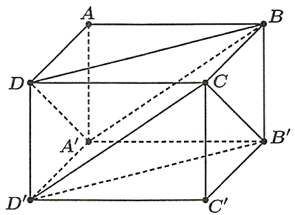 Cho hình hộp \(ABCD \cdot {A^\prime }{B^\prime }{C^\prime }{D^\prime }\). Gọi \({G_1},{G_2}\) là trọng tâm của các tam giác \({A^\prime }BD,{B^\prime }{D^\prime }C\). (ảnh 1)
