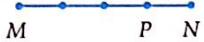 Trên đường thẳng MN lấy điểm P sao cho \(\overrightarrow {MN}  =  - 3\overrightarrow {MP} \). Hình vẽ nào sau đây xác định đúng vị trí điểm M. A.   B.   C.   D.   (ảnh 4)
