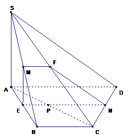 Tứ giác \[MENF\] có \[MF{\rm{//}}EN\] nên \[MENF\] là hình thang. (ảnh 1)