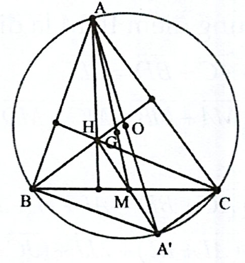 Cho tam giác \(ABC\) có \(M\) là tru (ảnh 1)