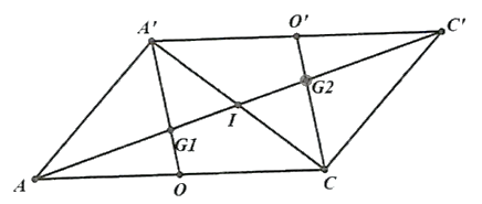 Cho hình hộp \(ABCD \cdot {A^\prime }{B^\prime (ảnh 2)