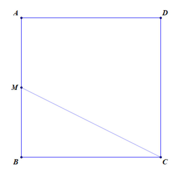 Trong không gian với hệ tọa độ Oxyz, cho hình vuông ABCD,\,\,B\left( {3;0;8} \right),\,\,D\left( { - 5; - 4;0} \right)\). Biết đỉnh \(A\) thuộc mặt phẳ (ảnh 1)