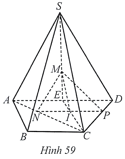 Cho hình chóp \(S.ABCD\) có đáy \(ABCD\) là hình thang vớ (ảnh 1)