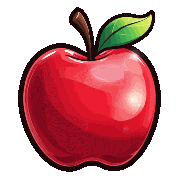 Read and choose the correct answer. “It’s _ red apple.”   A. i B. o C. a (ảnh 1)