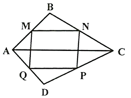 Phần 3. Câu hỏi trắc nghiệm trả lời ngắn. Thí sinh trả lời từ câu 1 đến câu 6 Câu 1: Cho tứ giác \(ABCD\). Gọi \(M,N,P,Q\) lần lượt là trung điểm của \(AB,BC,CD,DA\). Từ các điểm đã cho tìm các vec tơ cùng hướng với vec tơ \(\overrightarrow {MN} \) (ảnh 1)