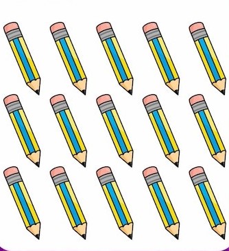 Task 1. Count and write.     ____       __________ pencils (ảnh 1)