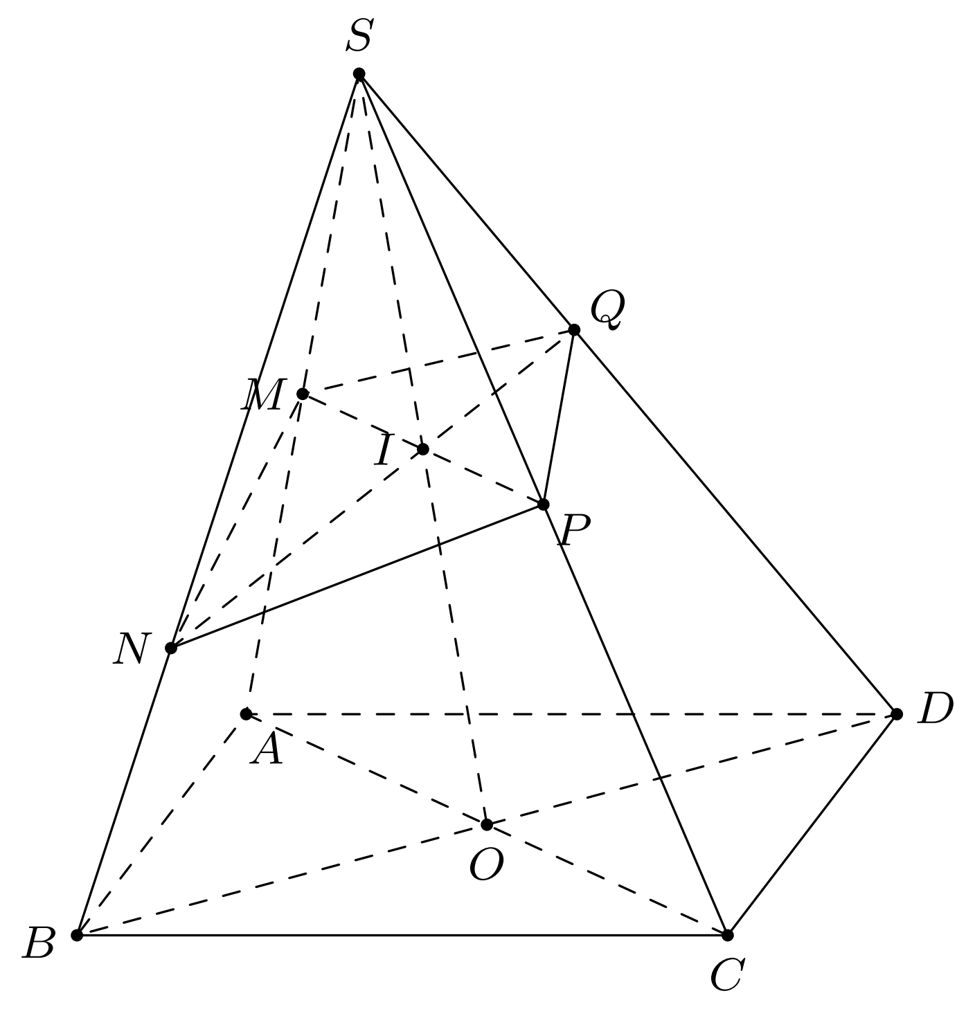 Cho hình chóp \(S.ABCD\) có đáy \(ABCD\) là hình bìn (ảnh 1)