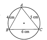 ta có: \(\cos A = \frac{{A{B^2} + A{C^2} - B{C^2}}}{{2AB \cdot AC}} = \frac{{{4^2} + {5^2} - {6^2}}}{{2.4.5}} (ảnh 1)