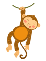 Look and choose the correct answer.    A. mouse B. monkey C. mango (ảnh 1)