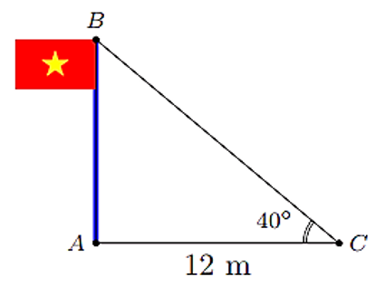 Xét tam giác \(ABC\) vuông tại \(A\), ta có: (ảnh 1)