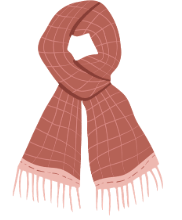 s _ _ _ _scarf: khăn quàng (ảnh 1)