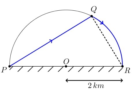 Cho một bờ hồ hình bán nguyệt có bán k (ảnh 2)