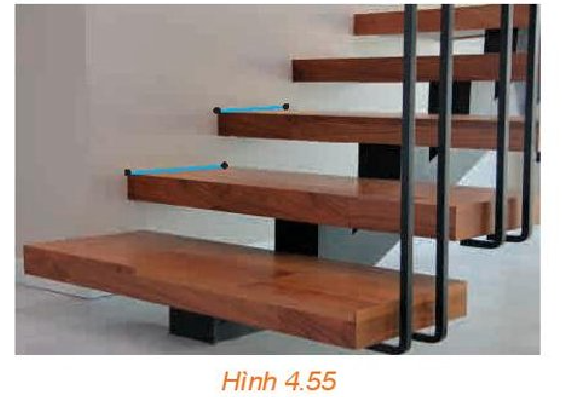 Cầu thang xương cá là dạng cầu thang có hình dáng tương tự như những đốt xương cá, thường có những bậc cầu thang với khoảng mở lớn, tạo được sự nhẹ nhàng và thoáng đãng cho không gian sống. (ảnh 1)
