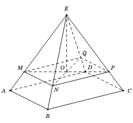 Trong không gian, một chiếc ô tô được đặt trên mặt đáy dưới của một khung sắt có dạng hình hộp chữ nhật với đáy trên là hình chữ nhật ABCD, mặt phẳng (ABCD) song song với mặt phẳng nằm ngang. (ảnh 3)