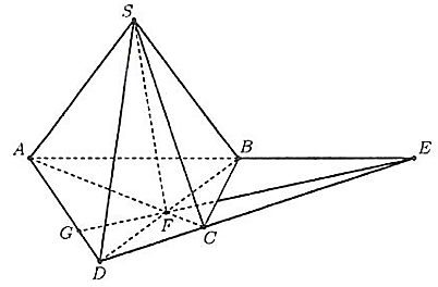 Cho hình chóp \[S.ABCD\], đáy là tứ giác \[A (ảnh 1)
